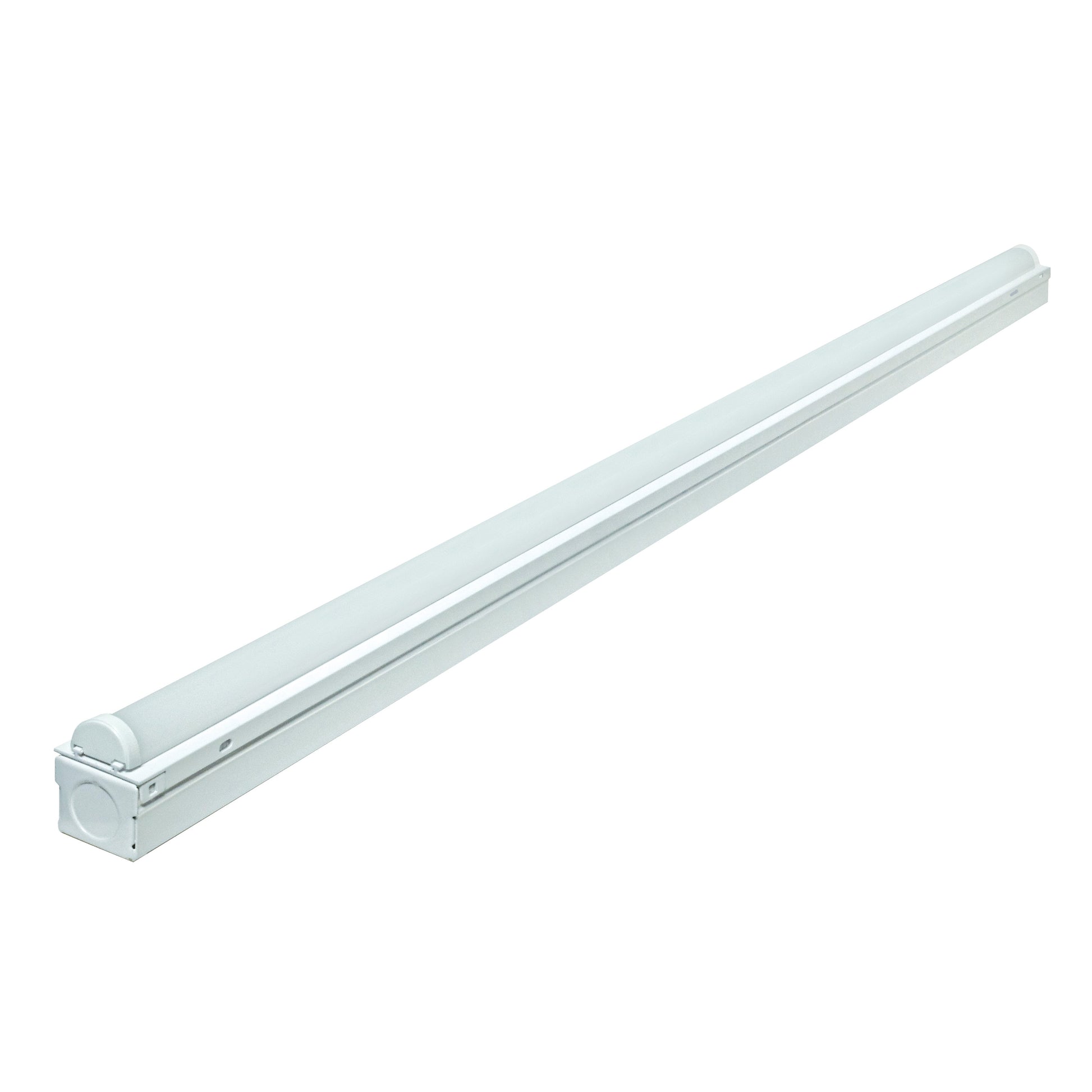 Satco Lighting 65-1101 24 Watt 4 Foot Close-To-Ceiling LED Stand Alone Strip Light Fixture White Finish 4000K