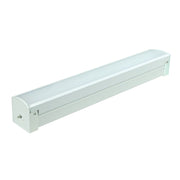 Satco Lighting 65-1102 12 Watt 1 Foot Close-To-Ceiling LED Connectable Strip Light Fixture 120V White Finish 4000K