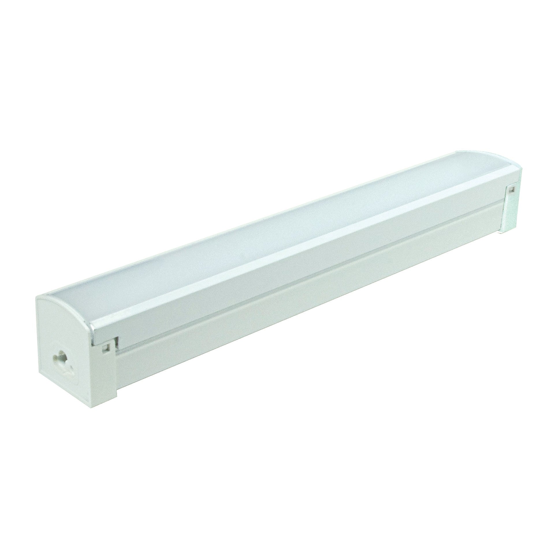 Satco Lighting 65-1102 12 Watt 1 Foot Close-To-Ceiling LED Connectable Strip Light Fixture 120V White Finish 4000K