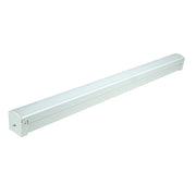 Satco Lighting 65-1103 24 Watt 2 Foot Close-To-Ceiling LED Connectable Strip Light Fixture 120V White Finish 4000K