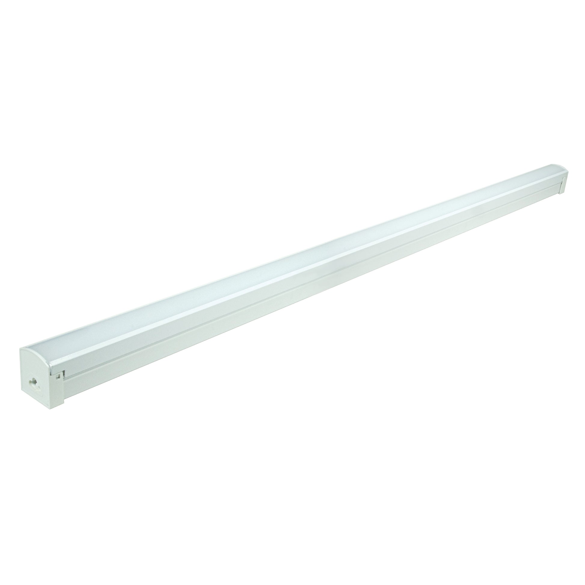 Satco Lighting 65-1104 36 Watt 4 Foot Close-To-Ceiling LED Connectable Strip Light Fixture White Finish 120V 4000K