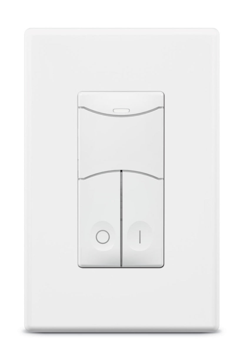 Sensorworx SWX-852-B Wireless Remote 2-Button Switch and Dimmer with Wall Plate - Battery-Powered
