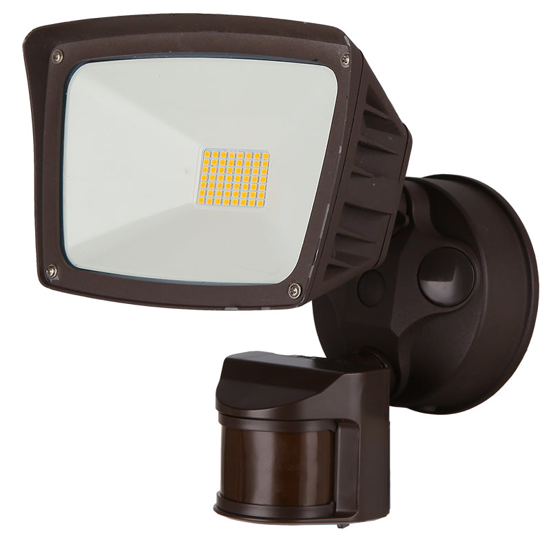 Westgate SL-28W-P 28 Watt LED Security Light Fixture with PIR Sensor up to 80% DIM/OFF when No Motion Detected
