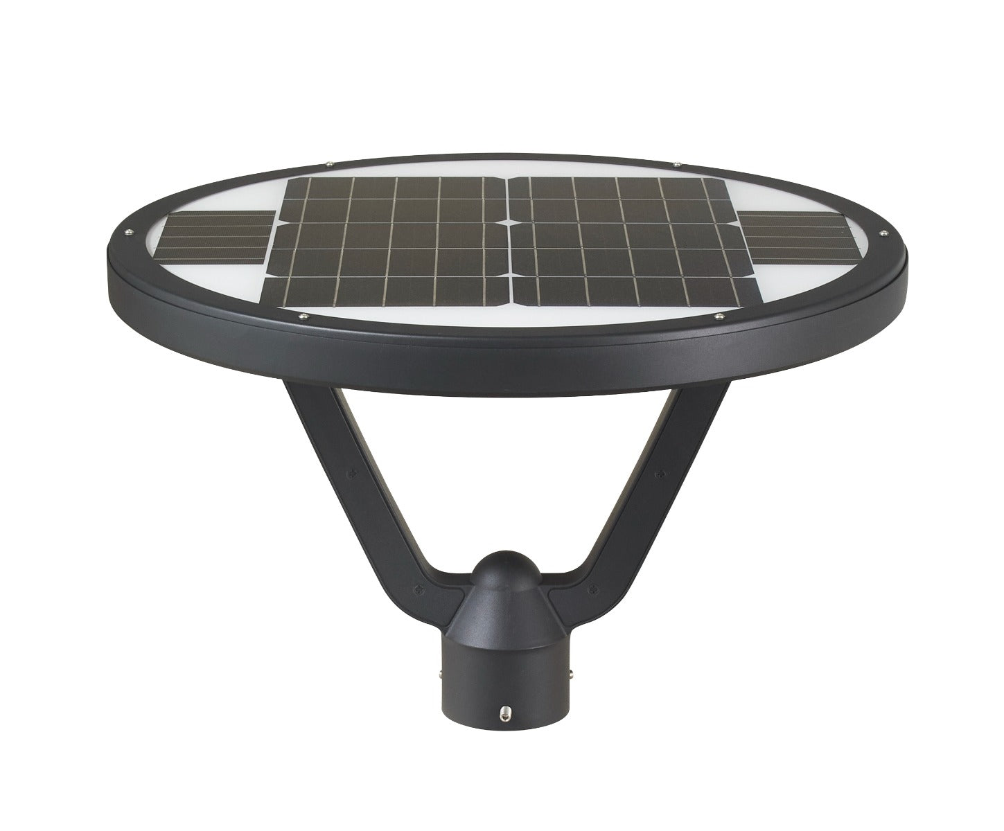 Solera Lighting SL-CPT Series Circular Post Top Solar Pathway Light Fixture 150W HID Equivalent