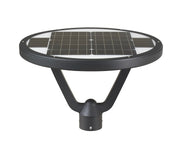 Solera Lighting SL-CPT Series Circular Post Top Solar Pathway Light Fixture 150W HID Equivalent