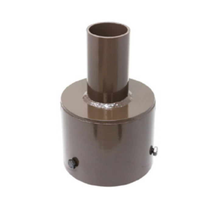Light Efficient Design SL-SAL-BKT-RT-3-BK-G1 3-Inch Round Tenon Bracket for LED Solar Area Light Fixture