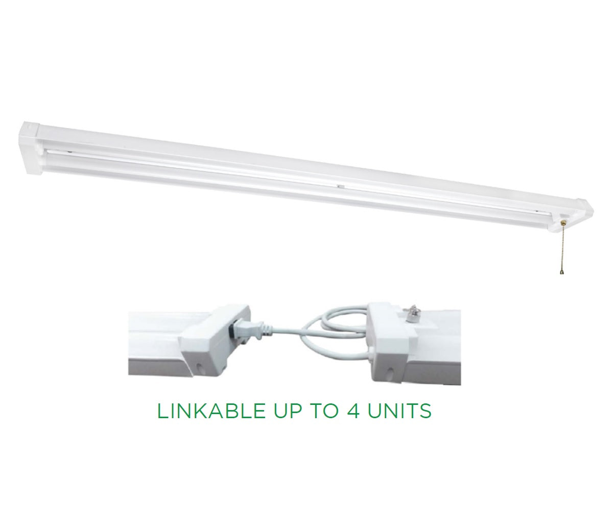 Maxlite SL2-48421-50 Energy Star 42-Watt 4-Foot LED Linkable Shop Light Fixture 5000K Gen 2