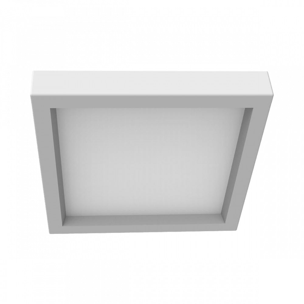 SLG Lighting DS 4S 6 G1 30K 9-Watt 4-Inch LED Square Surface Slice Downlight Gen 1 Fixture 3000K