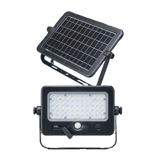 Solera Lighting SL-SMFL-10W-40K-BK-G1 Multifunctional Flood Light Fixture 70W HID Equivalent