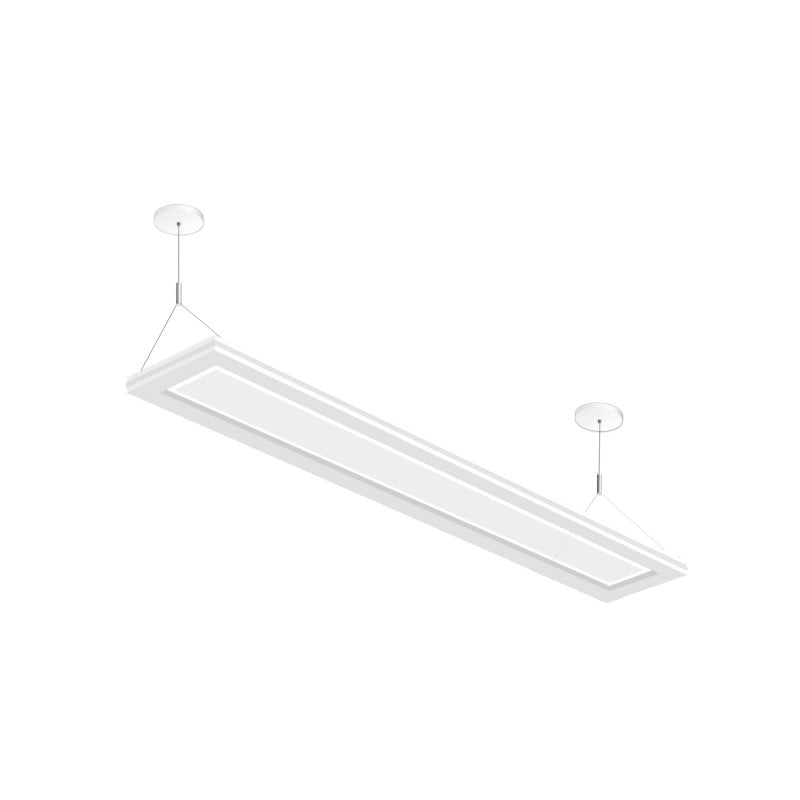 SLG Lighting SSD 4 42 G1 40 Watt DLC Listed 4FT LED Suspended Semi-Direct Linear Light Fixture