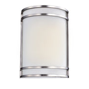 Sunpark MDF032 Wall Sconce Frosted Glass Satin Nickel Finish 0