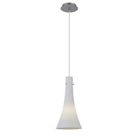 Sunpark P118-1-62 18W 18 W, 2700K Mini Pendant, Satin Nickel Finish - 1