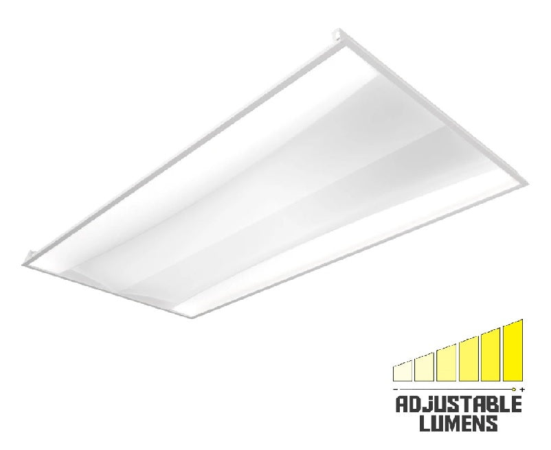 RAB Lighting SWISHFA-EDGE2X4 39 Watt 2x4ft Edge Lit Field-Adjustable Center Basket Troffer Fixture