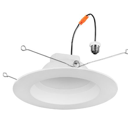 Sylvania 62862 RT561A700ST940SMWHE26 8-Watt LED RT5/6 Screw Base Smooth Reflector Downlight Retrofit Dimmable