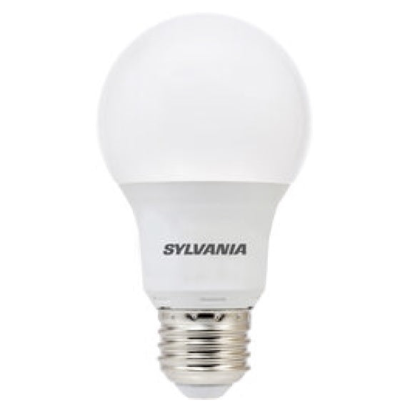 Sylvania 73888 LED8.5A19F82710YVRP4 Contractor Series 8.5 Watt LED A19 Lamp Medium Base 2700K Replaces 60W Incandescent - 4 Lamp Retail Package