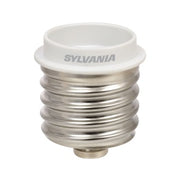 Sylvania 75055 LED/ADAPTOR/MOGULBASE Mogul E39 Base to Medium E26 Base Converter Accessory for LED High Lumen Lamp - 100 Pack 