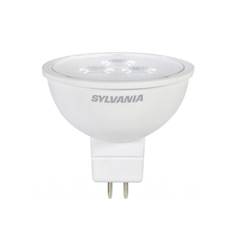 Sylvania 79129 LED5MR16830FL3510YVBL 5 Watt Contractor Series LED MR16 Lamp GU5.3 Base 12V 3000K 35W Equivalent