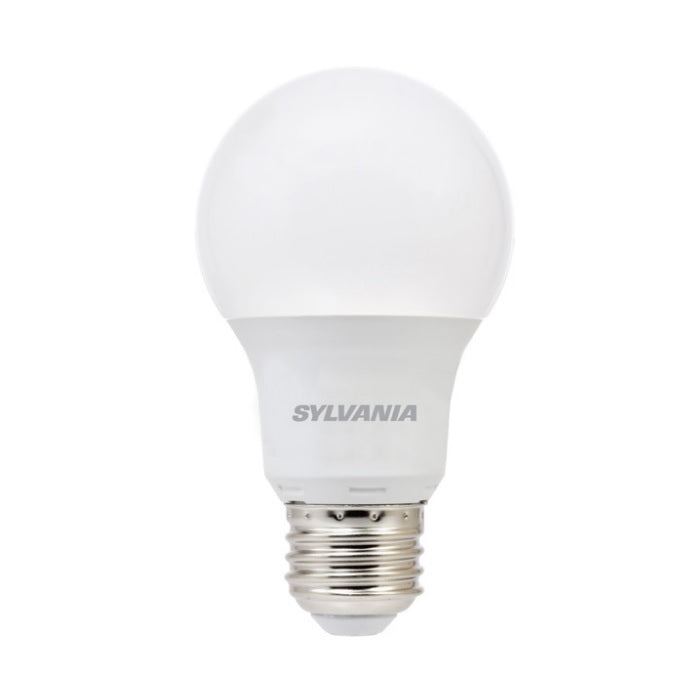 Sylvania 74079 LED6A19F82710YVRP4 6 Watt Contractor Series LED A19 Frosted Lamp E26 Base 2700K Replaces 40W Incandescent