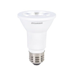 Sylvania 79279 LED6PAR20/830/FL45/10YV/RP2 6 Watt Contractor Series LED PAR20 Lamp E26 Base 3000K Replaces 50W Halogen