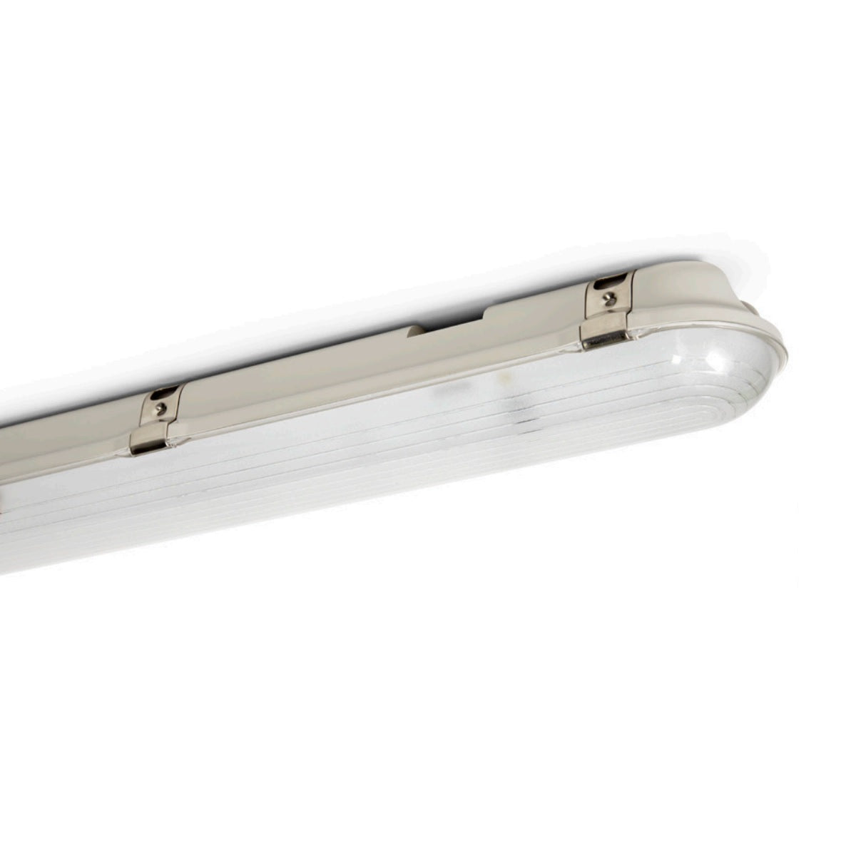 Sylvania VAPOR2B/040UNVD DLC Premium Listed 40 Watt 4ft LED Vapor Tight 2B Etched Lens Light Fixture Dimmable Canopy Light Distribution