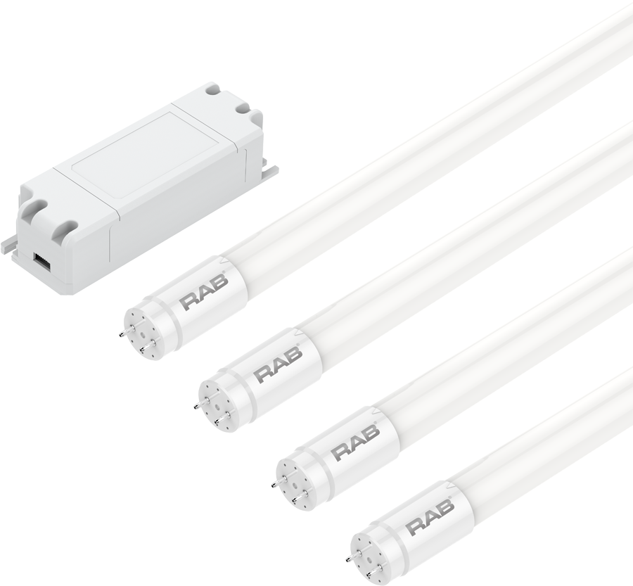 RAB Lighting T8-52-48G 52-Watt 4-Lamp Ballast Replacement 4 Ft Linear Tubes Dimmable