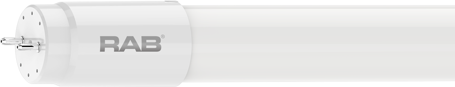 RAB Lighting T8-8-36G 8-Watt Ballast Compatible G13 3FT Linear Tube Glass Lamp 25W Equivalent