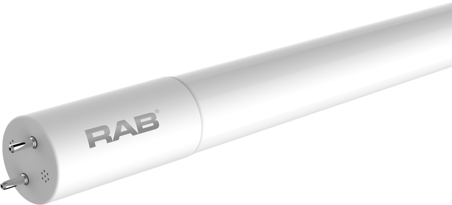 RAB Lighting T8-9-24G 9 Watt 2 Ft Ballast Bypass Linear Tube Lamp 17W Equivalent