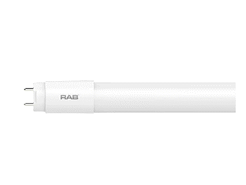 RAB Lighting T8-12-48GC-835-SD-BYP 12 Watt Bypass LED T8 Lamp 3500K S/D Shatter Resistant - 1
