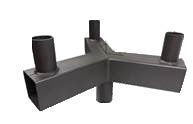SLG Lighting TECTV3BZ Triple 120˚ Horizontal Tenon Adaptor