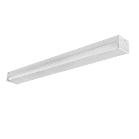 Toggled FS420P0 4FT LED 2 Tube Capacity Surface Mount Fixture with Prismatic Lens