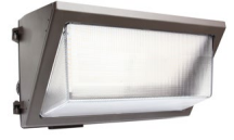 MaxLite WPOP55U-WCSBCR Wattage and Color Selectable Open Face Wall Pack with Controls Ready Port