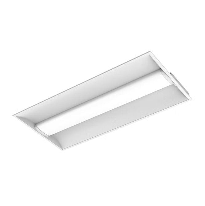 US LED TEG4 Essential Wattage and Color Selectable 2x4 LED Low-Profile Recessed Troffer Light Fixture Dimmable