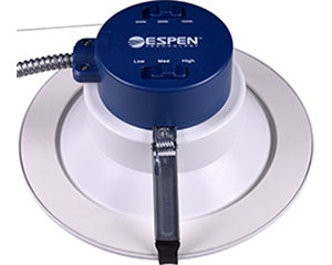 ESPEN Technology VEKR8D/8T/17W-10V 8-Inch Wattage Color Adjustable LED Commercial Recessed Downlight Retrofit Kit Dimmable