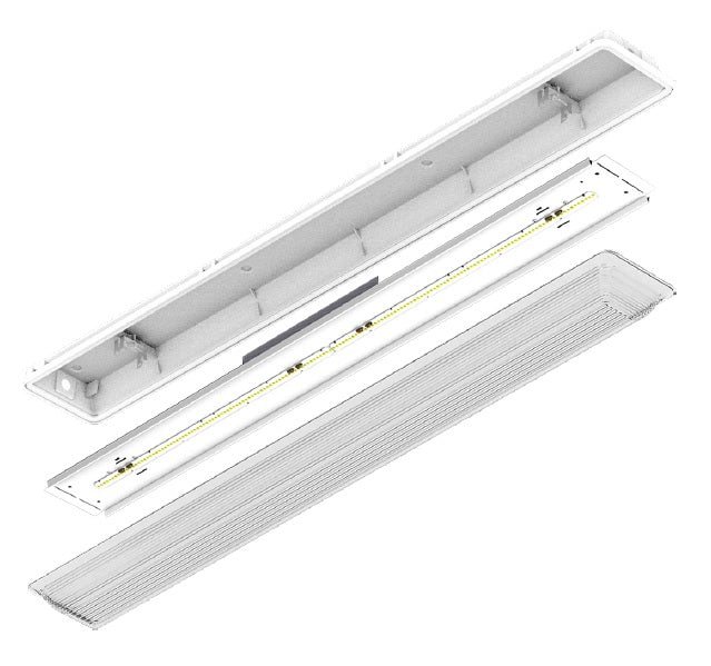 ILP VTR8 Series DLC Premium Listed LED 8 Foot Vapor Tight Retrofit Kit