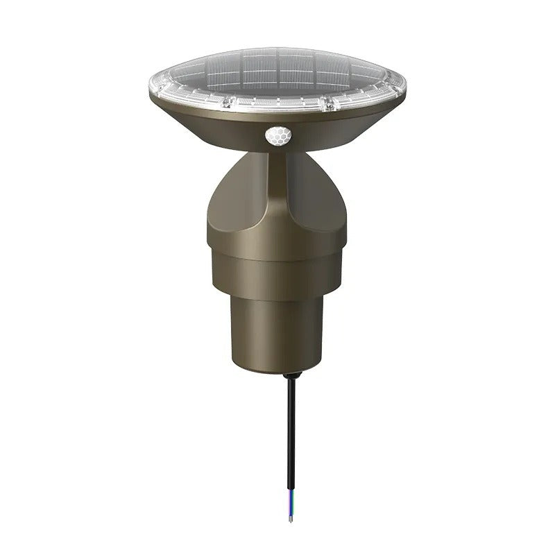 Westgate BOL-G5-SOLAR-MCT-BR Color Selectable LED Solar Modern Modular Bollard Head G5