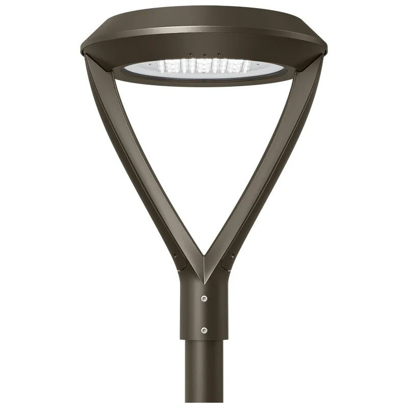 Westgate GPX-18-60W-MCTP-A2 Multi-Power and Multi-Color LED Twin Arm Mount Outdoor Post Disk Light