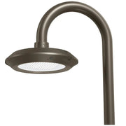 Westgate GPX-18-60W-MCTP-BM Multi-Power and Multi-Color LED Outdoor Post Disk Light with Bell Mount Pole Adapter