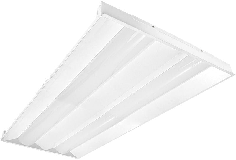 Westgate LTRD-2X4 Wattage and Color Selectable LED Dual Lens Troffer Light Fixture Dimmable