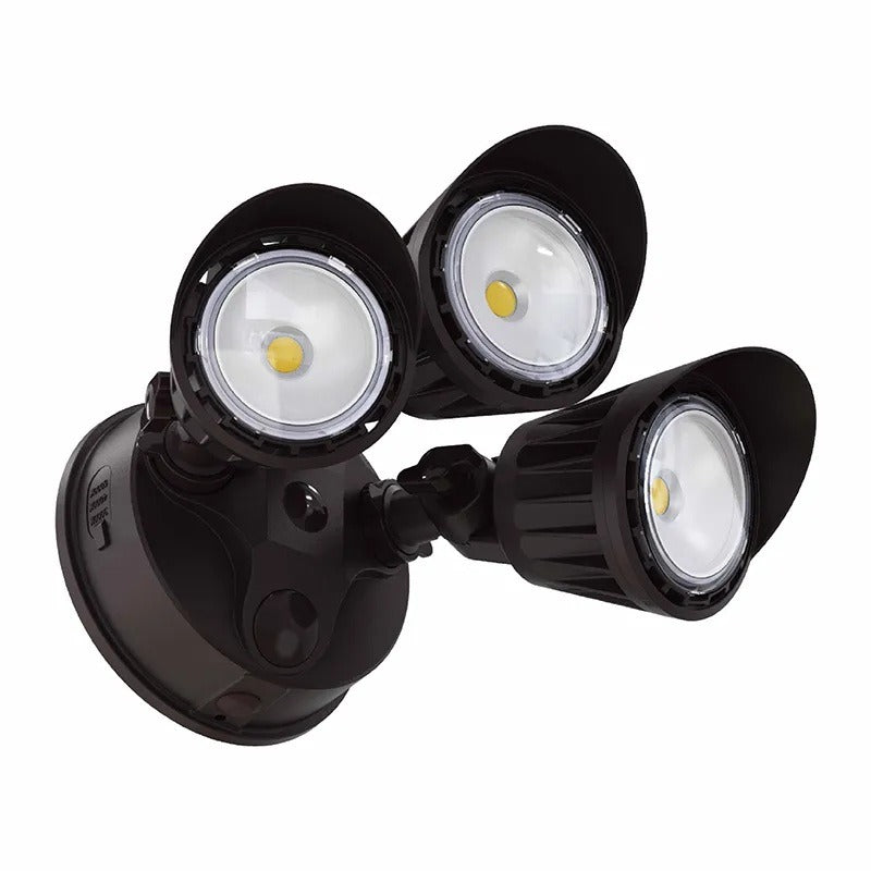Westgate SL-30W-MCT 30-Watt Multi-Color LED Security Flood Light Fixture Dimmable - Bronze