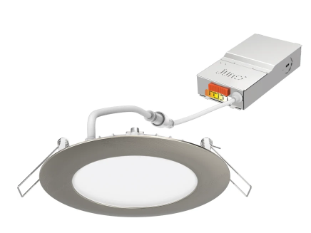 Juno Lighting WF4 SWW5 90CRI BN LED 4 Inch Switchable Wafer Downlight Fixture Brushed Nickel - 3