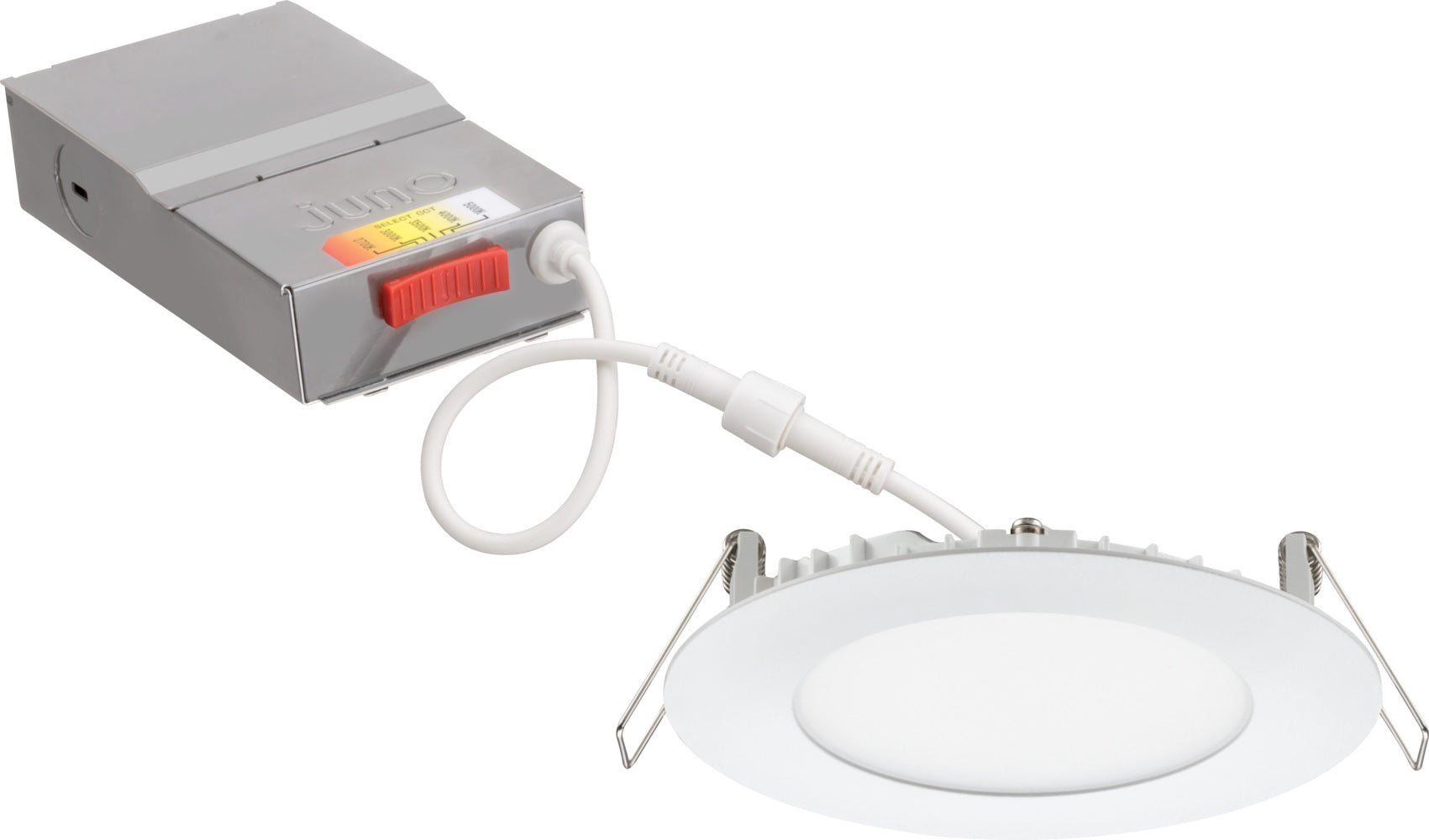 Juno Lighting WF6 SWW5 90CRI MW M6 LED 6-Inch Switchable Wafer Downlight Fixture
