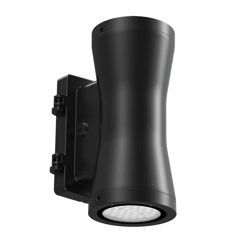 Westgate WMA-UDL-MCTP Series 7-Inch Wattage and Color Selectable Architectural Commercial Designer Outdoor Up/Down Cylinder Light Dimmable - Black