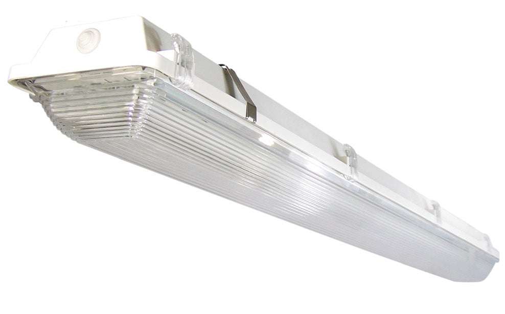 Main Image ILP WTZ8-32WLED-UNIV-50 DLC Premium Listed 32 Watt 8 Foot Amazon LED Wet Location Light Fixture 120-277V 5000K 